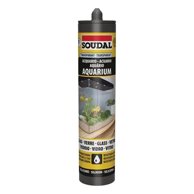 Adesivi e sigillanti Silicone per acquari trasparente 300 ml
