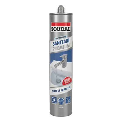 Foto prodotto Silicone sanitari Premium neutro bianco 300 ml