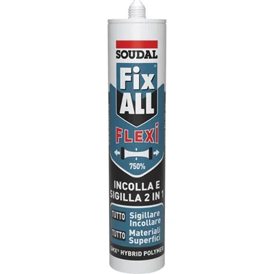 Adesivi e sigillanti Fix ALL Flexi nero 290 ml