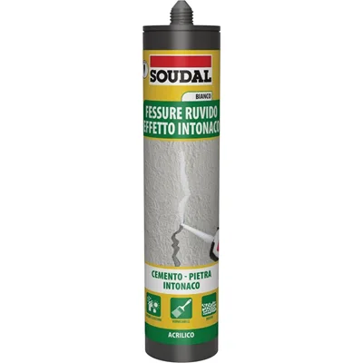 Adesivi e sigillanti Sigillante acrilico effetto intonaco ruvido bianco 300 ml