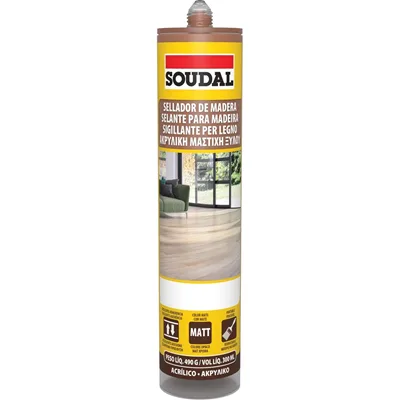 Adesivi e sigillanti Sigillante acrilico effetto legno Merbau 300 ml
