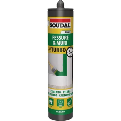 Adesivi e sigillanti Sigillante acrilico Fessure & Muri Turbo bianco 300 ml