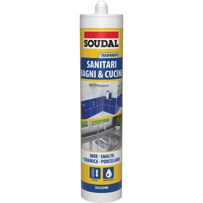 Foto prodotto Silicone sanitari acetico bianco 300 ml