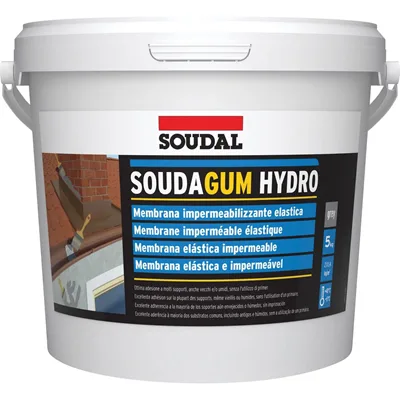 Adesivi e sigillanti Soudagum Hydro membrana impermeabilizzante liquida grigio 5 kg