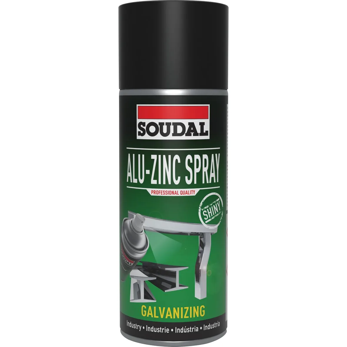 Soudal Alu-Zinc spray lucido alluminio 400 ml