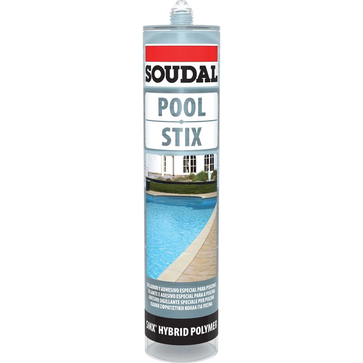 Soudal Pool Stix adesivo sigillante ibrido celeste 290 ml