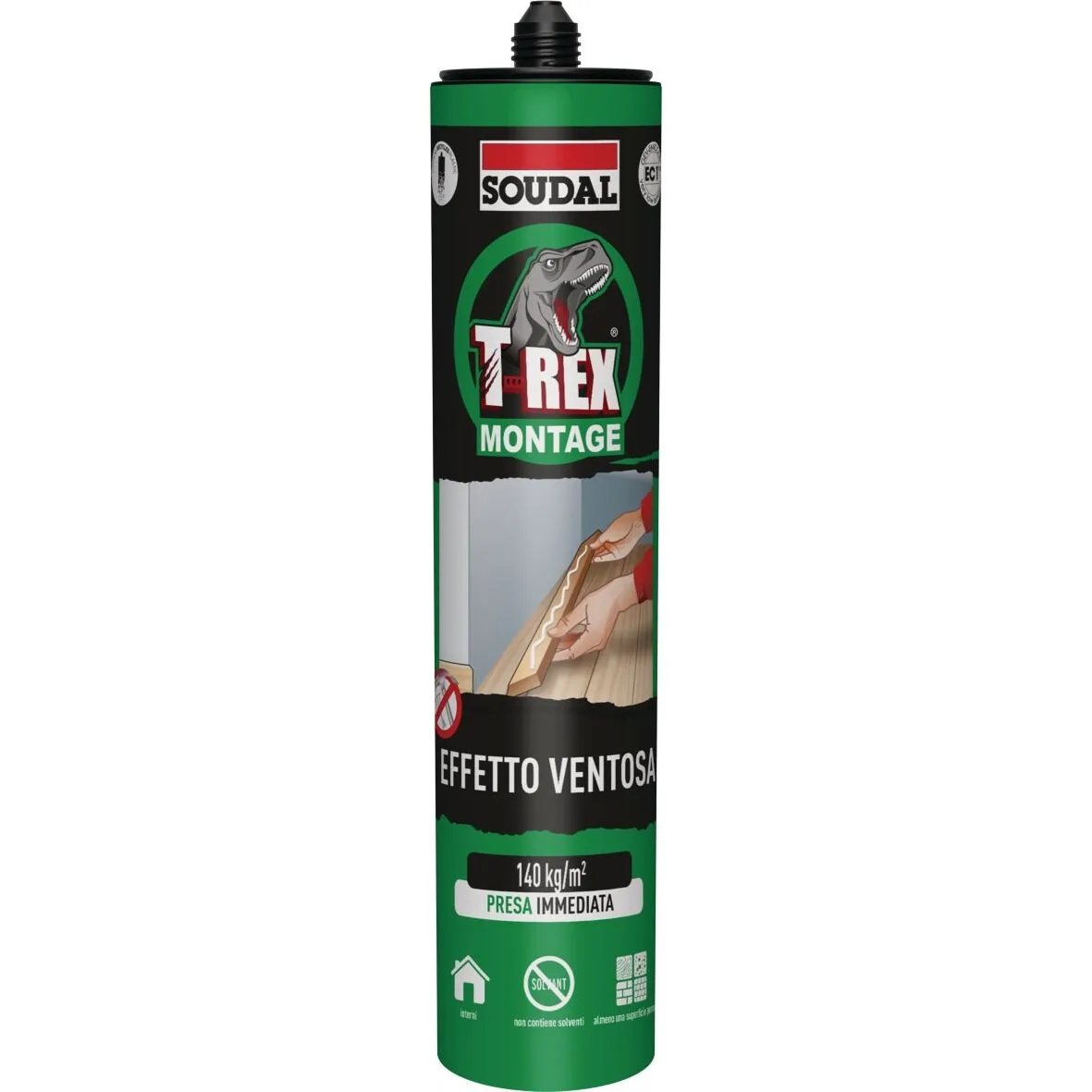 Soudal T-Rex Montage effetto ventosa bianco 200 g